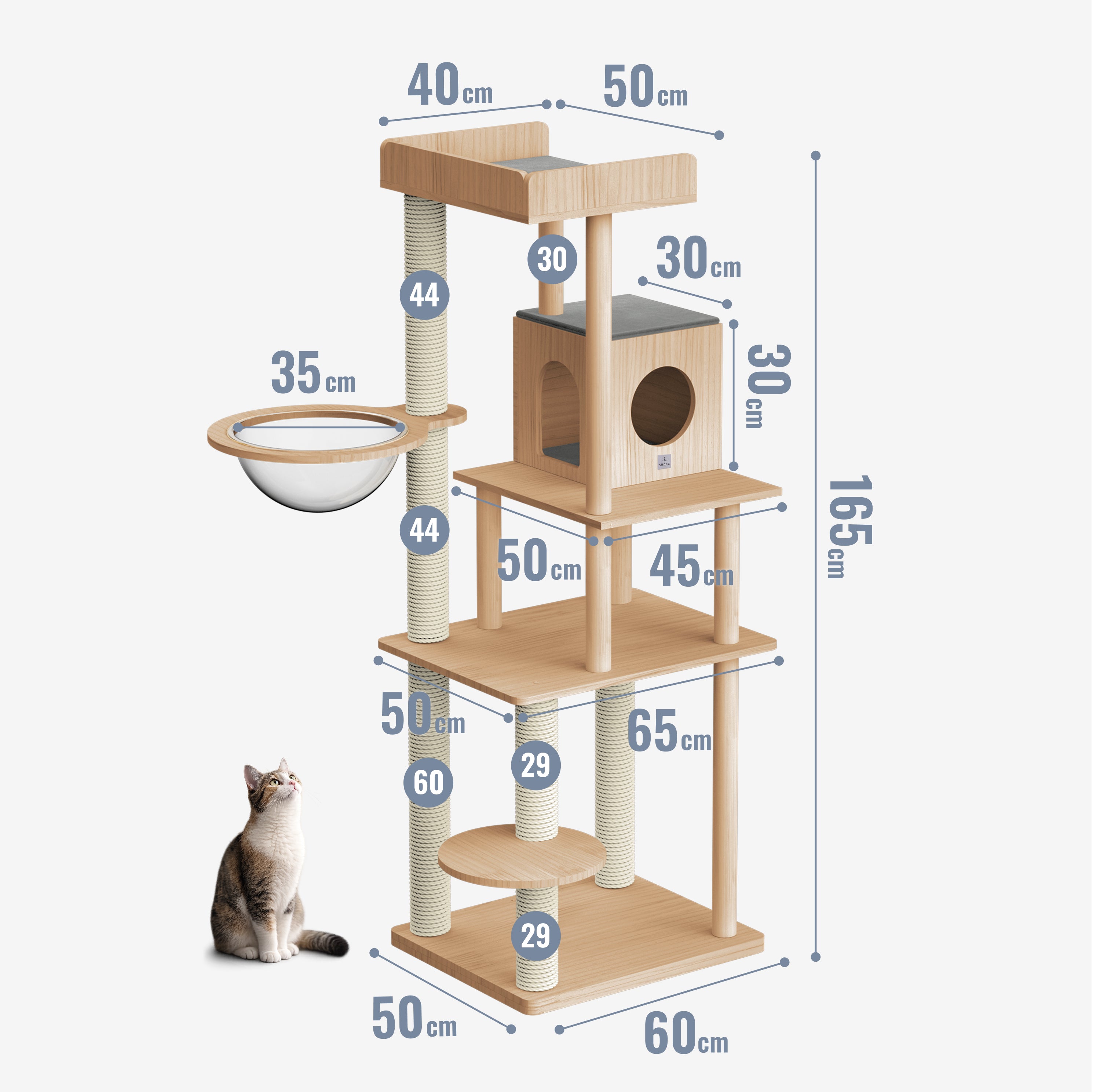 CAT TREE M – söpöa