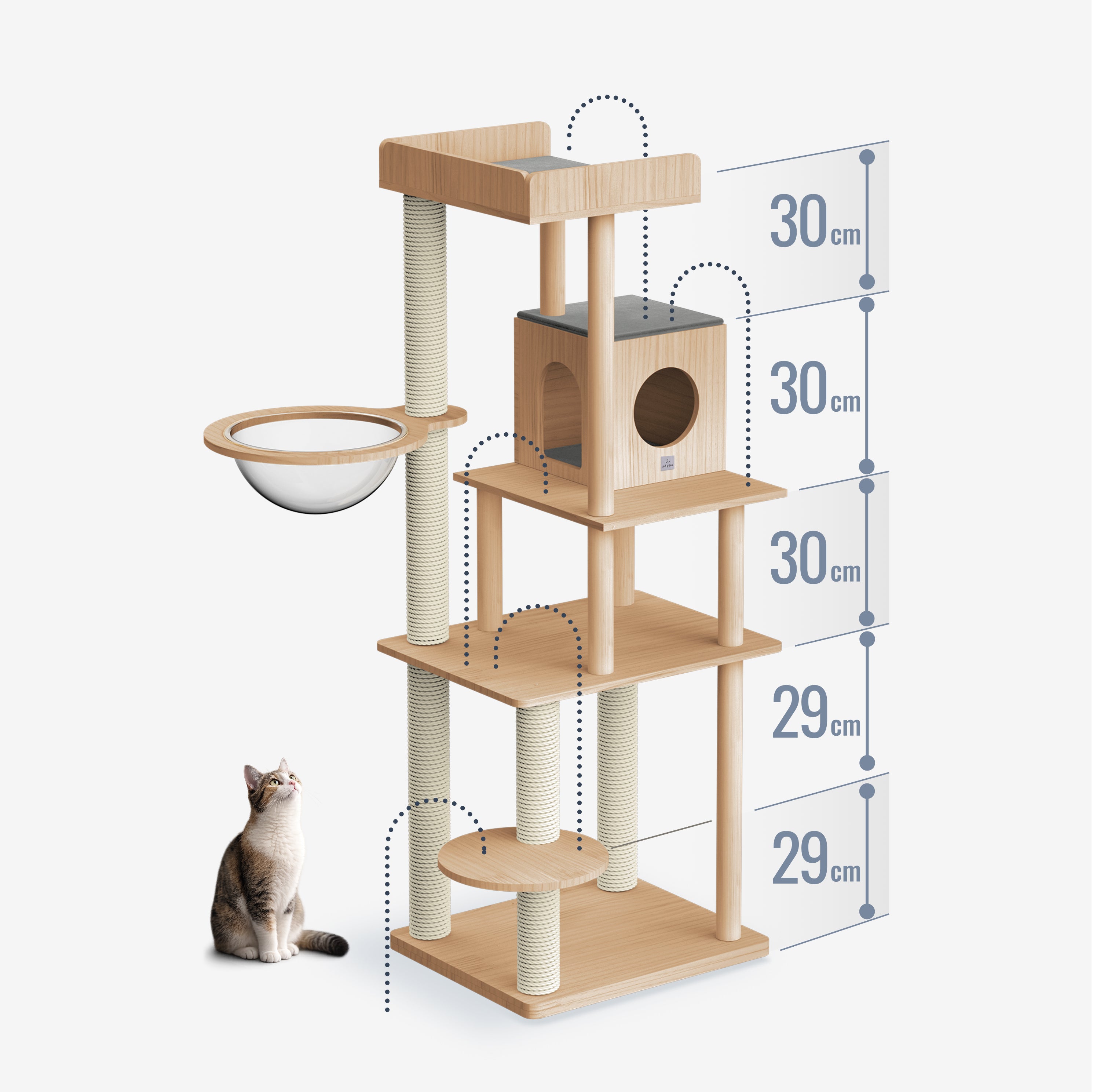 CAT TREE M – söpöa